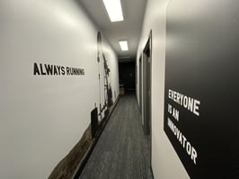 Engineering hallway vinyls